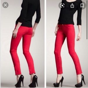 J Brand Hot Pink Skinny Jeans